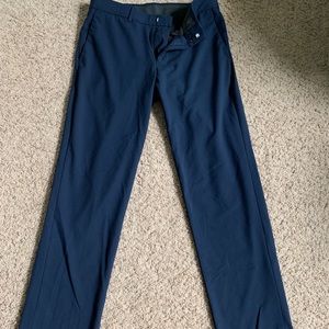 J M Haggar Premium Stretch Dress Pants, Navy